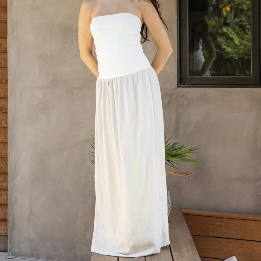 Robertson + Rodeo Lake Como Linen Ribbed Dress - Picture 1 of 3